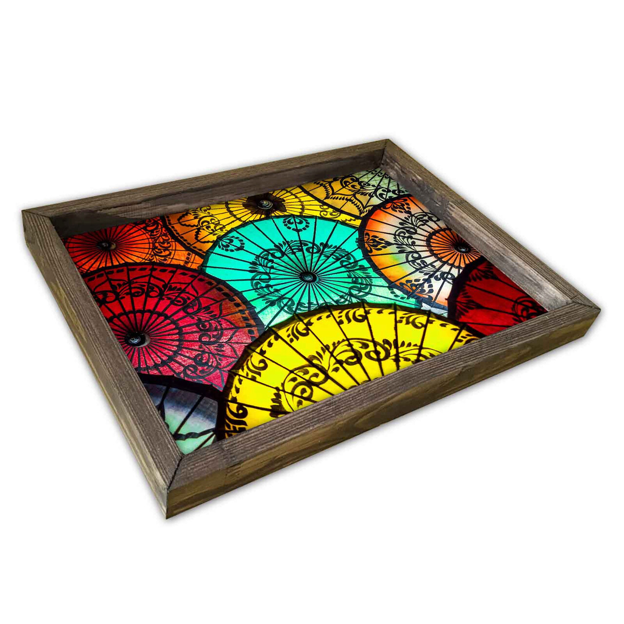 Tava pentru servire, AT-044, 30x40 cm, Multicolor - imagine 3